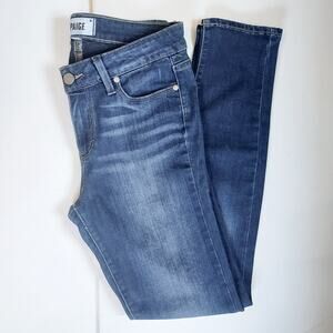 Paige "Vedugo Ankle" Dark Wash Jeans Size 28